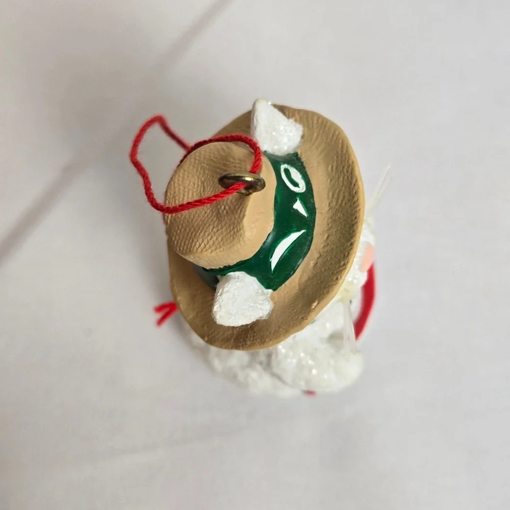 Pet Holiday Luv-A-Pet 2000 Snowkitty Cat Christmas Ornament‎ & BoxVintage Y2K